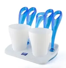SET SOPORTE 4 CEPILLO DENTALES Y 2 PASTAS FAMILIAR TITIZ TP-570
