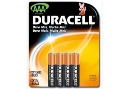 PILA DURACELL AAA X4 UNIDADES