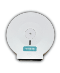 • Dispensador papel higienico jumbo acrilico blanco