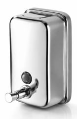 • Dispensador jabon acero inoxidable 500 ml