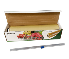 Film PCV grado alimenticio rollo 30 cm. x 300 mt. Precio con IVA.