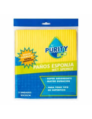• Paño esponja Purity humedo x3