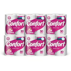 CONFORT DOBLE HOJA 30 MT. X 24 ROLLOS. IVA INCLUIDO