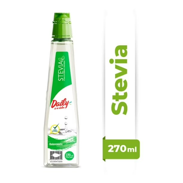 Endulzante líquido Daily gotas stevia 270 ml1