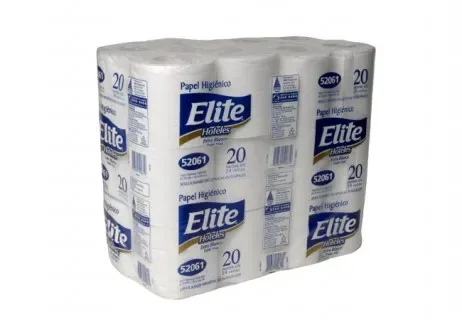 Papel Higiénico Elite Professional Doble Hoja 20 mt. hoteles 3 Pq x 16 Un (48 rollos). Precio con IVA1