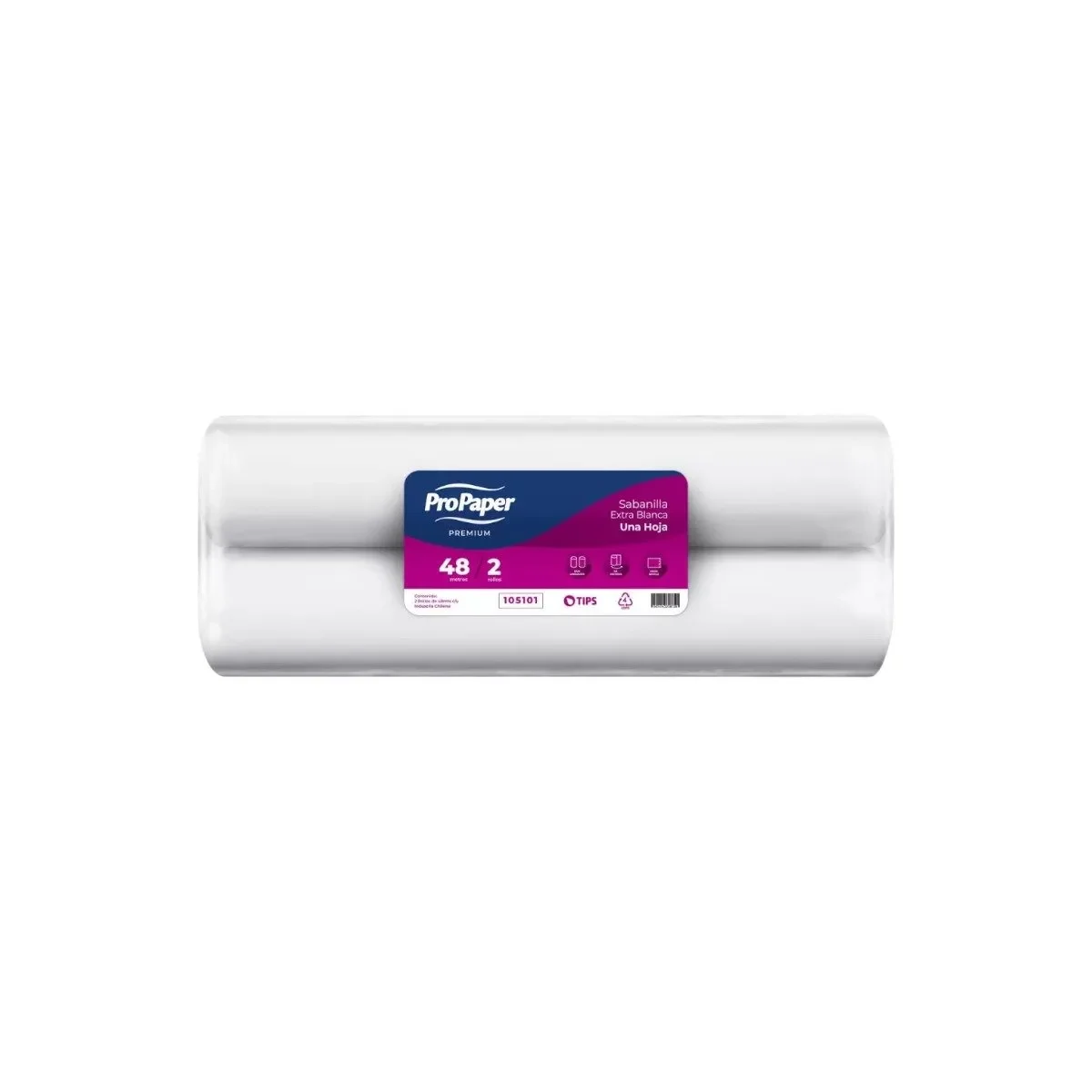 Sabanilla prepicada una hoja 2 un por 48 mts Propaper. Precio con IVA.1