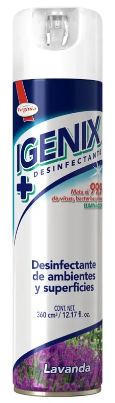 DESINFECTANTE AEROSOL IGENIX 360 CC LAVANDA DE VIRGINIA1