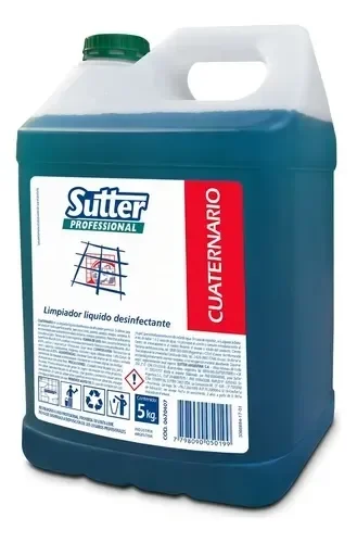 Cuaternario desinfectante Sutter 5 lt. Precio con IVA1