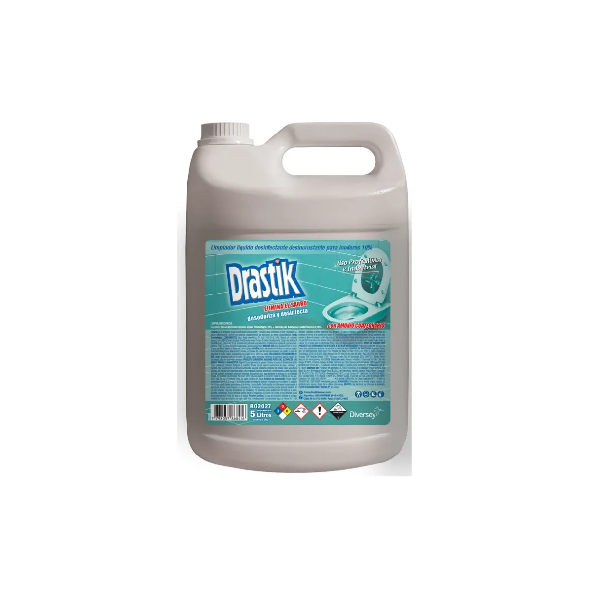 Desincrustante eliminador de sarro Drastik 5 lt. de Diversey1