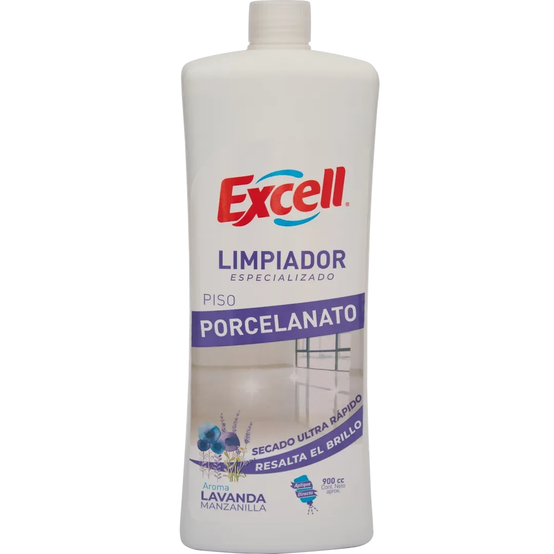 LIMPIADOR PISOS DE PORCELANATO EXCELL 900 CC.1