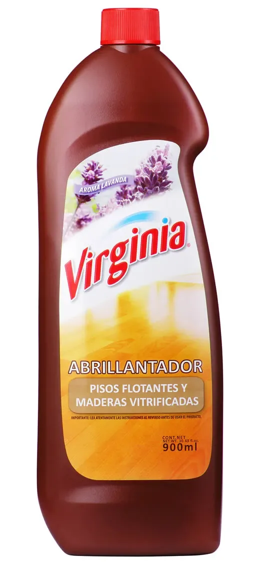 ABRILLANTADOR PISOS FLOTANTES Y MADERAS LAMINADAS VIRGINIA 900 ML AROMA LAVANDA1