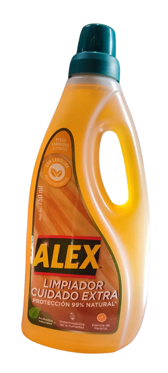 Limpiador cuidado extra Alex 750 ml. piso flotante1