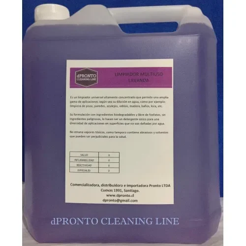 LIMPIAPISOS MULTIUSO LAVANDA 5LTS dPRONTO CLEANING LINE1