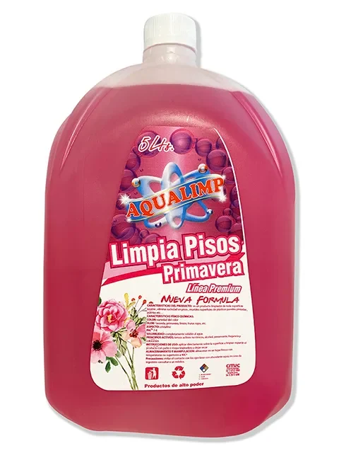 LIMPIAPISOS MULTIUSO AQUALIMP 5 LITROS PRIMAVERA.1