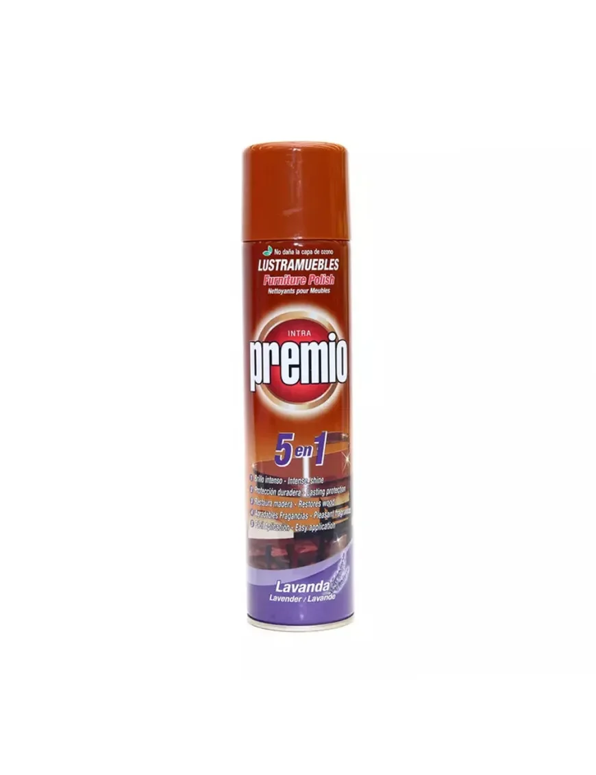 Lustramuebles Premio spray 360 cc. lavanda1