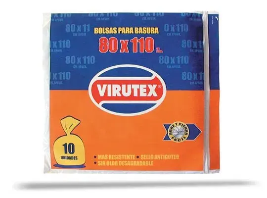 • Bolsa basura Virutex 80x110 x10 unidades1