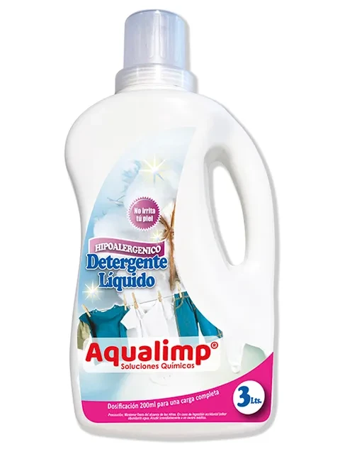 Detergente líquido hipoalergénico Aqualimp 3 lt.1