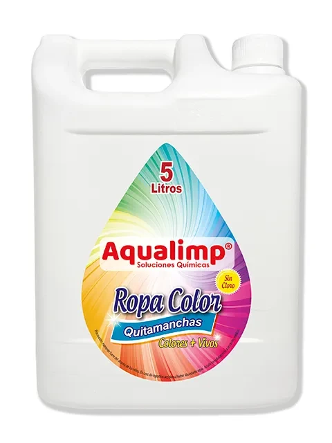 Quita manchas ropa color 5 lt. Aqualimp1