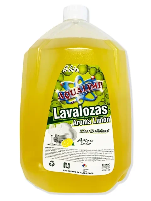 LAVALOZAS AQUALIMP ECONÓMICO 5 LT. AROMA LIMÓN1