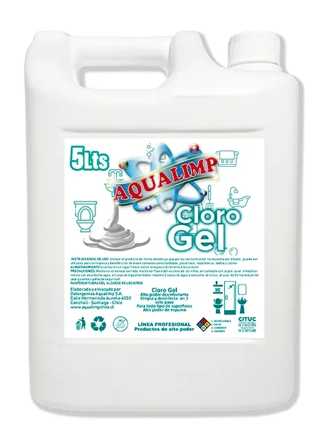 • Cloro gel Aqualimp 5 lt1