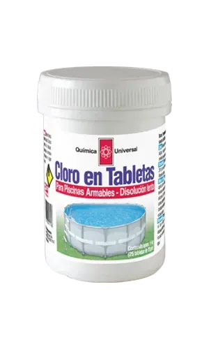 • Cloro pastillas Quimica Universal 20 gr x50 unidades1