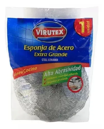 Esponja acero Virutex extra grande 1 un. Precio con IVA1