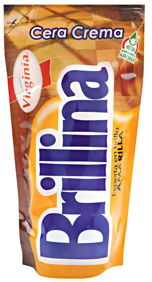 CERA CREMA AMARILLA 340 CC. BRILLINA1