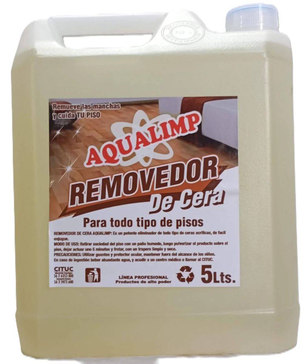 Removedor de cera 5 lt. Aqualimp. Precio con IVA1