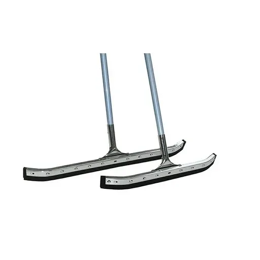 Secapiso acero curvo 55 cm. con mango de aluminio1