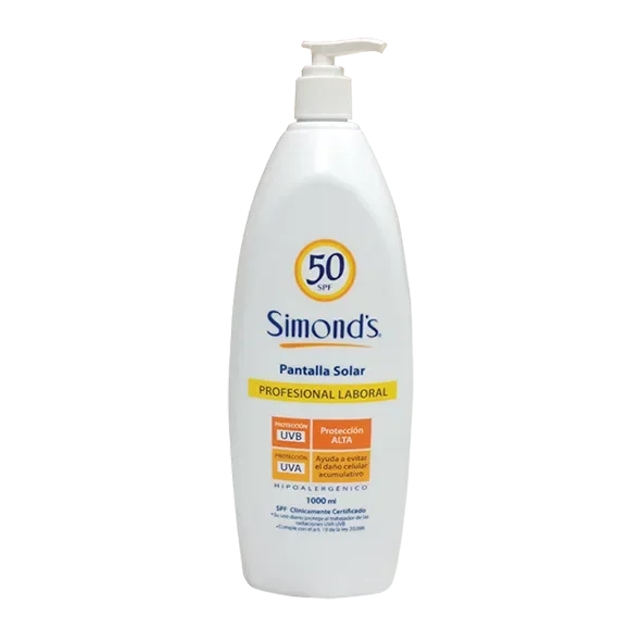 BLOQUEADOR SOLAR SIMONDS 1 LT.F50 C/DOSIFICADOR1