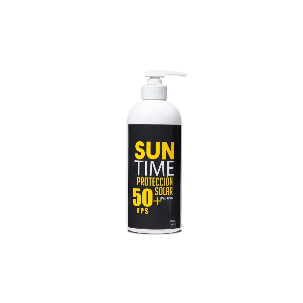 Protector y bloqueador Solar SUNTIME FPS 50+ UVB, UVA, 1 Kg. Precio IVA incl.1