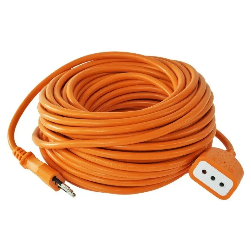Alargador extensión eléctrica simple 20 mt. Macrotel. Precio con IVA1