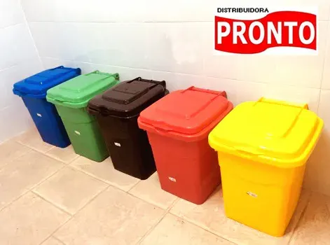 BASURERO 50 LT. FRANKFURT TODOS LOS COLORES PARA RECICLAJE1