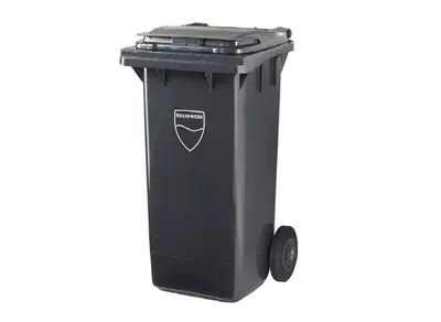 Contenedor para basura de 120 litros marca ESE. Precio con IVA.1