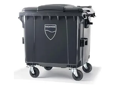 Contenedor para basura de 1100 litros marca ESE hecho en Alemania. Precio con IVA1