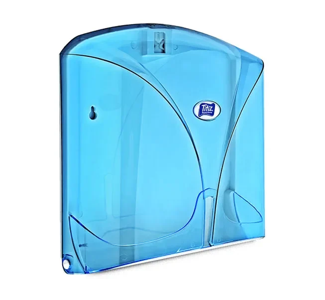 • Dispensador Titiz toalla interfoliada celeste1