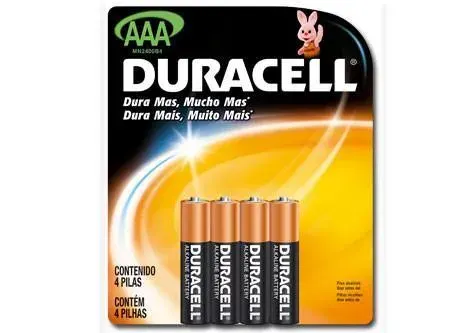 PILA DURACELL AAA X4 UNIDADES1