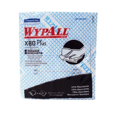 • Paño Wypall x80 azul 30 unidades1