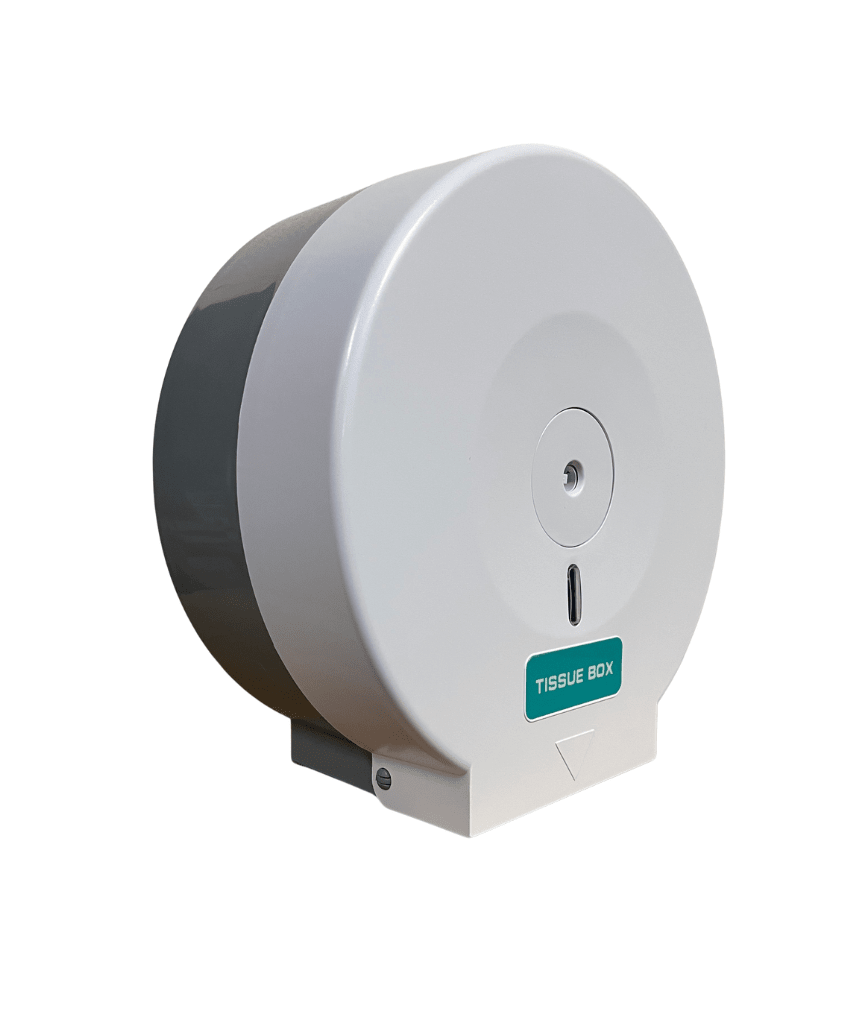 • Dispensador papel higienico jumbo acrilico blanco2