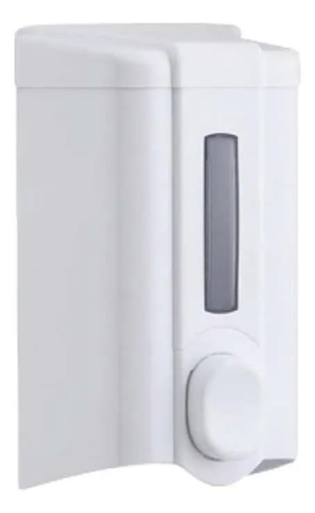 • Dispensador jabon 500 ml. Window blanco para baño y cocina1