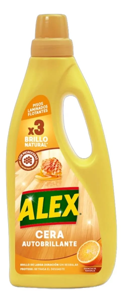 CERA ALEX PISOS FLOTANTES AUTOBRILLANTE 750 ML.1