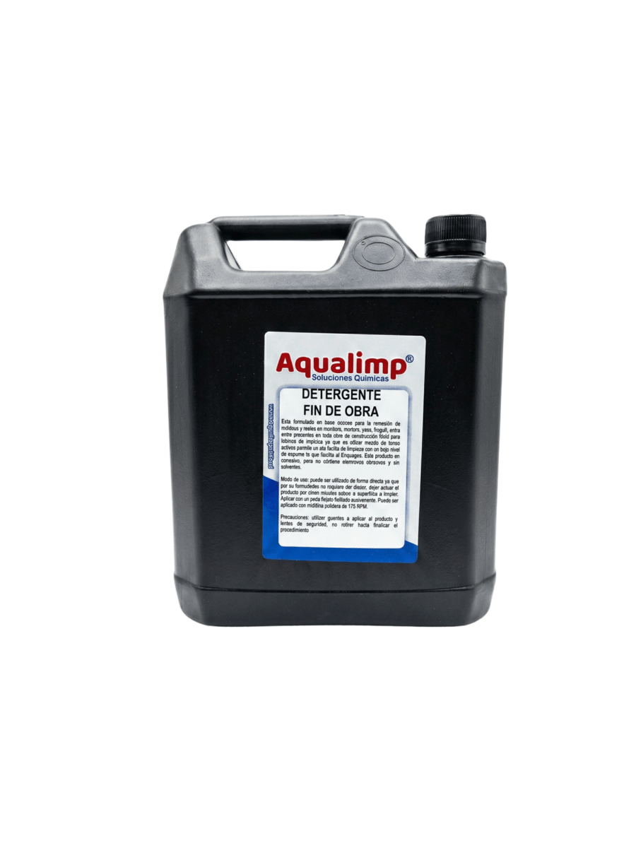 • Detergente fin de obra 5 lt. Aqualimp. Precio con IVA1