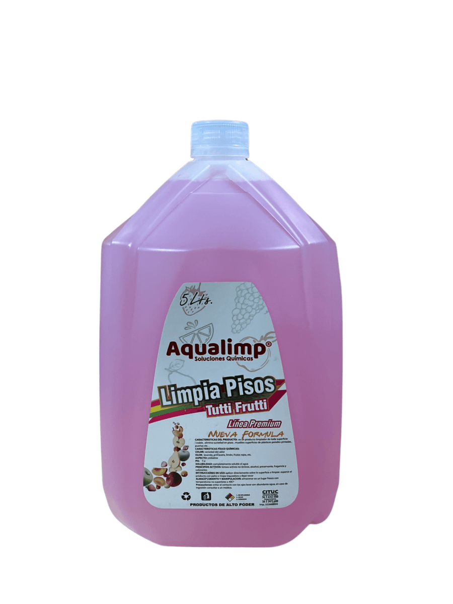 - Limpiapisos Multiuso Aqualimp 5 lt. Aroma Tutti Frutti1