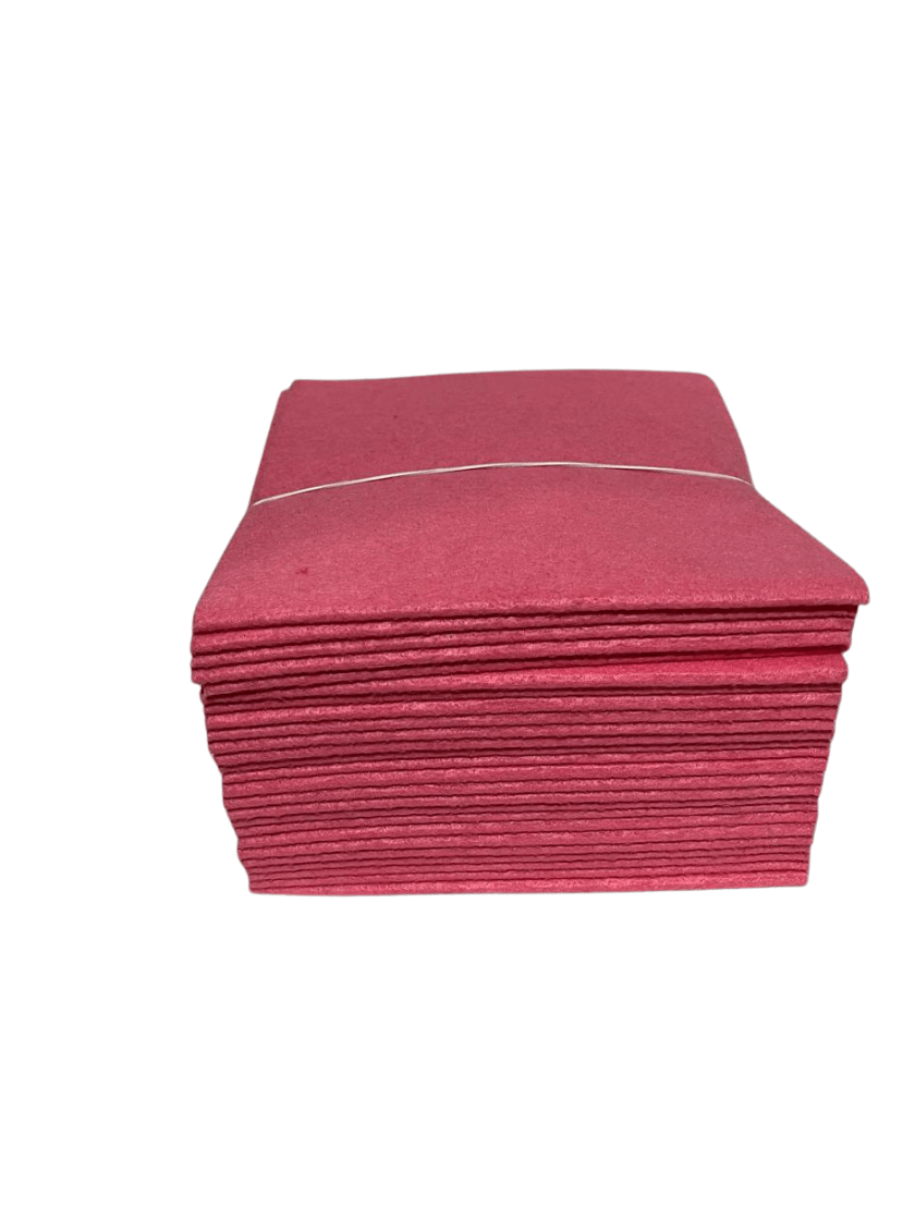 • Paño multiuso rosado 38x40 cm pack x25 unidades2