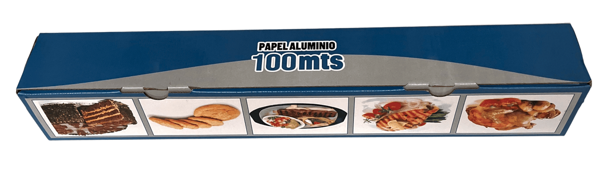 PAPEL ALUMINIO ROLLO 45 CM. X100 MT.2