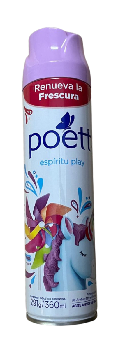 • Desodorante Ambiental Poett Espíritu Play 360 cc.1