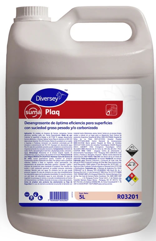 Desengrasante profesional Suma Plaq 5 lt. Diversey. Precio con IVA1