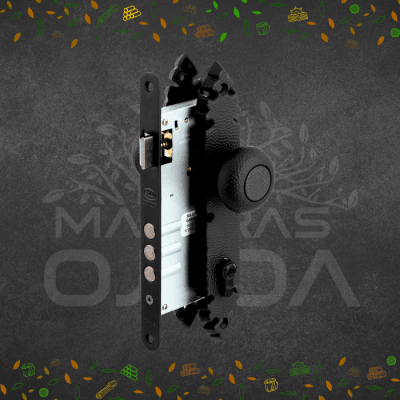 CERRADURA EMB POMO RÚSTICA B60 ACCESO EXTERIOR FIJO
