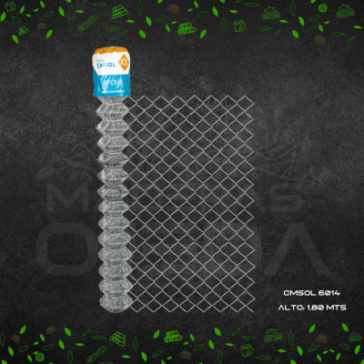 MALLA TIPO BIZCOCHO CMSOL 6014 GALV 1,80 x 25 mts1