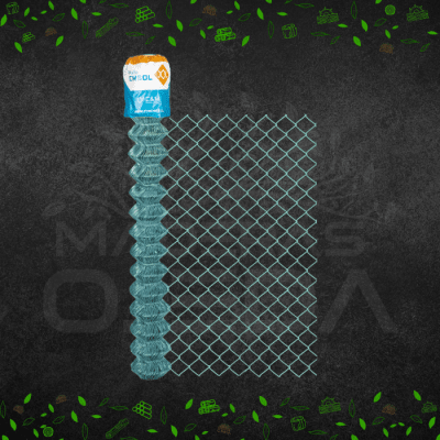 MALLA TIPO BIZCOCHO CMSOL PLASTIFICADA 1,80 x 25 mts